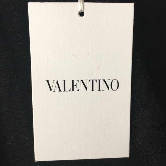 Valentino Cardigan Black with lace embellishment - Picture 5 of 5